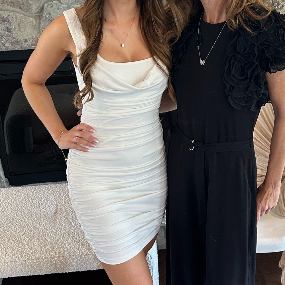 Hello Molly White Mini Dress